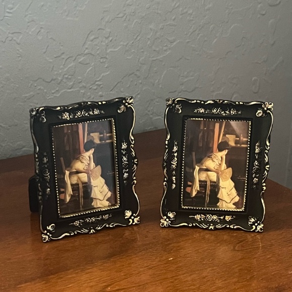 Other - 2 Antique Style Picture Frames for 2.5 x 3.5 Photos (NIB)